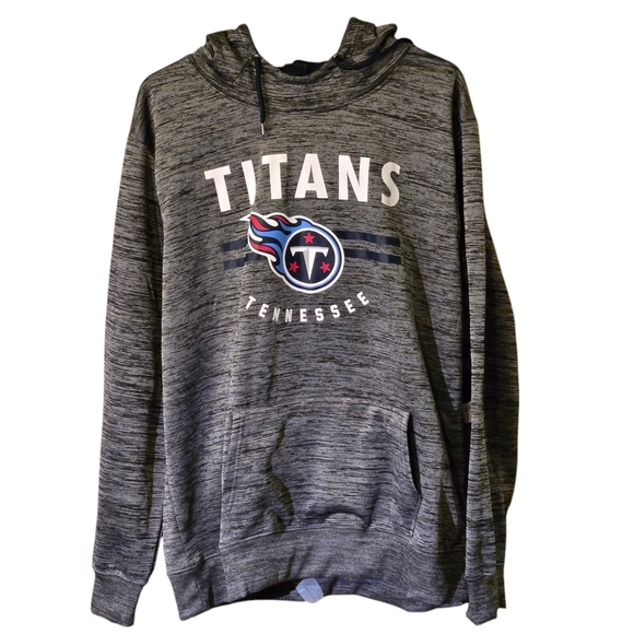 NFL Tops - NFL Tennessee Titans Team Apparel Women XXL Mottled Gray/Silver Hoodie Sweatshrt